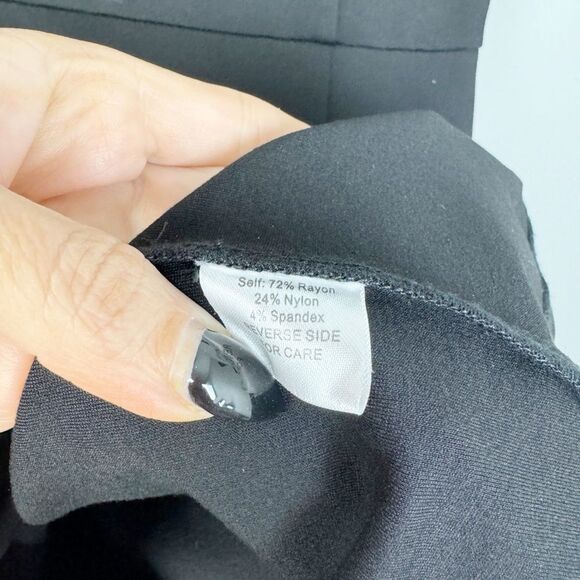 ALEXIA ADMOR | Black Off the Shoulder Ponte Dress Women’s Size Small - Picture 9 of 9